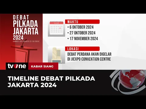 Ini Jadwal & Penyelenggaraan Debat Pilkada Jakarta 2024