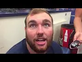 Auburn center Casey Dunn discusses his first game action