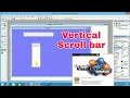 how to add a vertical scrollbar in visual basic visual basic tutorial in hindi visual basic 6 0
