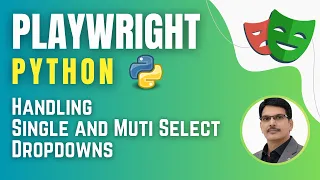 Playwright with Python Pytest How to Handle Single Multi Select Dropdowns Session 6