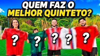 QUEM FEZ O MELHOR QUINTETO DE CAMISAS? SAIU A NOVA CAMISA DA...