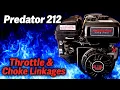 Predator 212 Throttle Governor Linkages Springs and Choke Setup