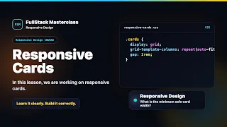 Responsive Cards Explained FullStack Masterclass Responsive Design Course