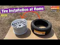 Download Lagu How to install a tire onto a rim ( without a tire machine)