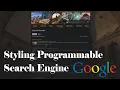 Lagu Programmable Search Engine Styling - Google Custom Search