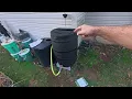 50 Gallon Flat Back Rain Collection Barrel