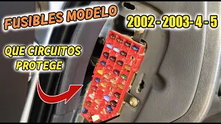 Which circuits do the fuses in this box protect in your 2002-2004 Ford Explorer Sport Trac