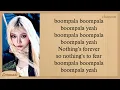 LE SSERAFIM BOOMPALA Lyrics