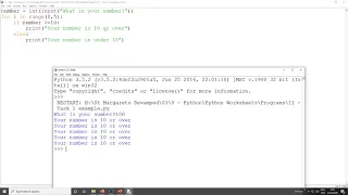 Python Lesson 11 - Fixed Loops and If Statements