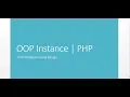 PHP OOP Instance Global Variable Local Variable PHP Xampp bangla