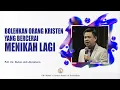Download Lagu Pdt  Rubin Adi Abraham - Bolehkah Orang Kristen Yang Bercerai Menikah Lagi ?