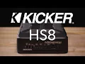 Kicker HS8 Hideaway powered sub Crutchfield