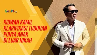 Ridwan Kamil Klarifikasi Isu Anak di Luar Nikah, Siap Tempuh Jalur Hukum