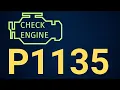 P1135 Ratio Sensor Circuit Response Malfunction - Causes Fix