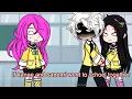 If kanae and sanemi went to school gacha club kny sanekana