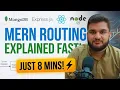MERN Backend Routing in Just 8 Minutes Node Express Crash Course