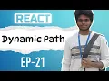 React Dynamic Routing with URL Parameters React Router Tutorial EP-21 English Jolleejoel