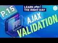 Ajax Request Validation - Build Expense Tracker App With PHP 8