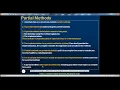 Part 63 Partial methods in c