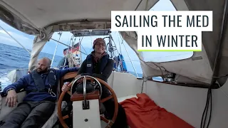 Sailing the Mediterranean in Winter: Our first Overnight Passage with No Autopilot