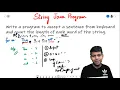 Length of Each Word in a Sentence - String Java Program Class 10 11 Computer ICSE ISC