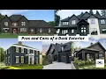 Pros and Cons of a Dark House Exterior The Benefits and Disadvantages of a Dark Exterior