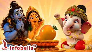 ज्ञान का फल किसे मिला? - Little Ganesha Song | Hindi Rhymes for Children | Infobells #hindirhymes