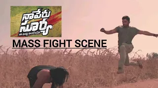 allu arjun fight scene naa peru surya naa illu india fight mass fight scene south360moviez