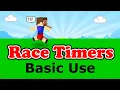 Race Timers Basic Usage