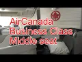 Air Canada Bussiness Class Vancouver to Taipei middle seat