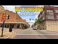 Hattiesburg Mississippi Driving Through