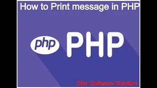 How to run first program in PHP Print message in PHP echo method