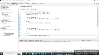 What is the difference between isEmpty isBlank methods
