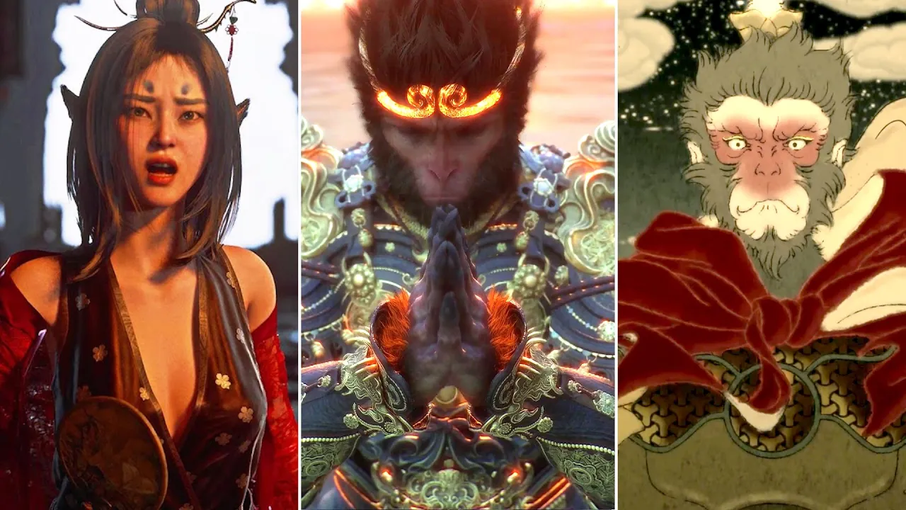 Outline Video Black Myth Wukong - All Endings (True Ending, Secret Ending, Bad Ending)