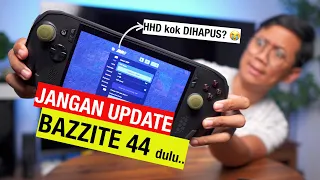 JANGAN Update Bazzite 44! - HHD Dihapus, Handheld Jadi BERMASALAH? Gini Cara Kembali ke Bazzite 43