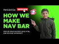 How to Create Responsive Navigation Bar Using HTML CSS Navbar Design Tutorial