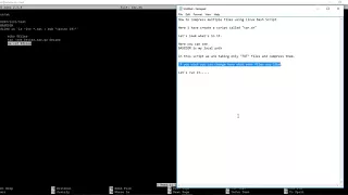 How to Compress Multiple Files Using Linux Bash Script