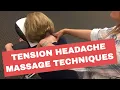 Chair Massage Techniques for Tension Headache Relief