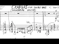 Download Lagu Czardas Double Bass - Score + Backing Track