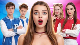 Popular Girls vs. Bad Guys! Good Girl Falls in Love with a Bad Boy!