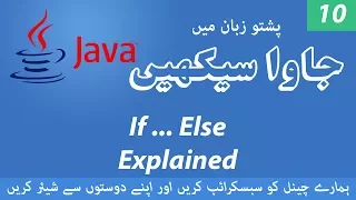 10 - Java If Else Condition