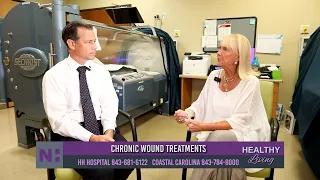 HEALTHY LIVING Dr Jason Cotter Hyperbaric Chamber Treatment Options Novant Health WHHITV