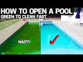 Open Your Own Pool Keep it Clean All Season - EASY TIPS