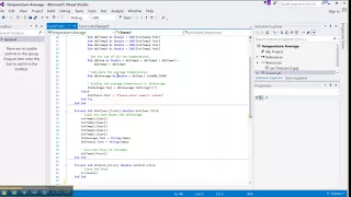 Visual Basic 2015--Remarks Dead Code and Public Class