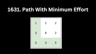 1631 Path With Minimum Effort LeetCode Using Python