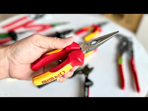 Kìm mỏ nhọn ORBIS 15-1600-44RV, dài 160mm, mũi oval, cán cách điện