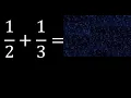 plus Adding Fractions With Unlike Denominators How to find sum of two fractions