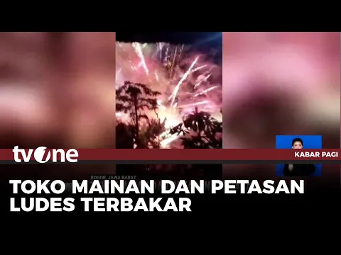 Letusan Bertubi-tubi, Toko Mainan Berisi Petasan Leuwiliang Bogor Terbakar Hebat