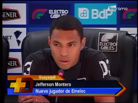 Jefferson Montero fue presentado en Emelec