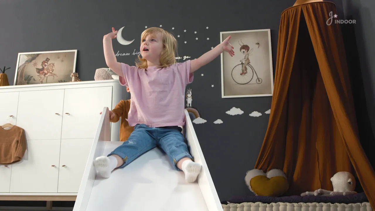 Toboggan Pour Enfants De L'éléphant Blanc